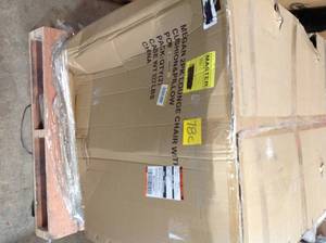 lot 18 image: &nbspHAMPTON BAY Megan Grey All-Weather Wicker Outdoor Patio Lounge Chair with Cushion (2-Pack) CUSTOMER RETURN SEE PICS