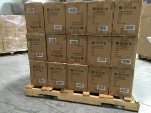 lot 22 image: PALLET WITH 45 BOXES OF DEFIANT 8 Amp 7-Day Indoor In-Wall SunSmart Digital Timer Switch with Motion Sensor, White 3PK PER BOX NOT USED SEE PICS