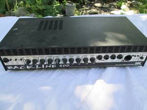 lot 34 image: Backline 600 (300 Watt) Bass Amplif...