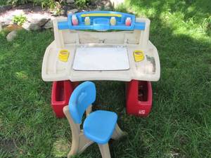 lot 134 image: Step 2 Kids Play Desk See Photo...