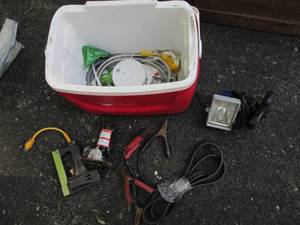 lot 206 image: Cooler Without Lid Full of Hardware...