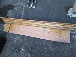 lot 237 image: Fireplace Wood Mantel Piece See Ph...