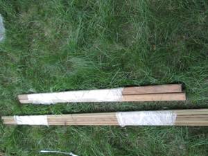 lot 262 image: (2) Banister Rails & Rail Track...