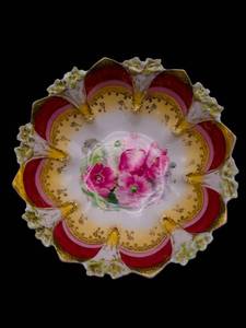 lot 119 image: Fanciful R.S. Prussia Marked 10 Bowl Gilded