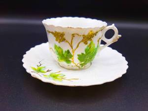 lot 129 image: R.S. Prussia Cup and Saucer Matching Set