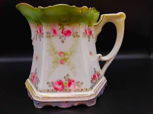 lot 130 image: R.S. Prussia Small Handled Porcelain Pitcher