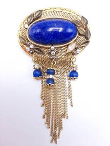 lot 207 image: Vintage German Marena 18k Gold Plate Brooch
