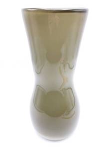 lot 319 image: Possible Venini Olive Colored Cased Vase