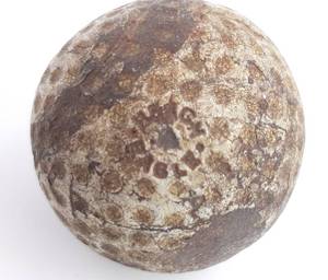 lot 339 image: Three Antique Golf Balls