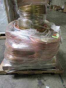 lot 102 image: ENTIRE PALLET - Ook 75 ft. 5 lb. 22-Gauge Copper Hobby Wire