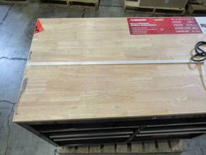 lot 106 image: Husky Extra Deep 46 in. 9-Drawer Mobile Workbench H46MWC9XD
