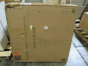 lot 116 image: Hampton Bay Mix and Match 42 in. Round Mesh Outdoor Patio Dining Table FTS60704