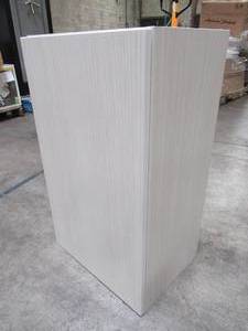 lot 210 image: Hampton Bay Edgeley Assembled 18x30x12 in. Wall Kitchen Cabinet in Glacier, W1830-EDGL - Slight scratches.