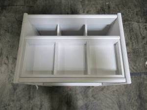 lot 132 image: Home Decorators Collection Stanton White Deluxe Wrapping Cart (20 in. W) 0290810410