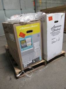 lot 229 image: WHOLESALE MIXED PALLET OF MISCELLANEOUS TOILET PARTS