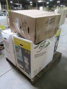 lot 232 image: WHOLESALE MIXED PALLET OF MISCELLANEOUS TOILET PARTS