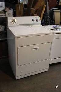 White Whirlpool Front Load Gas Dryer