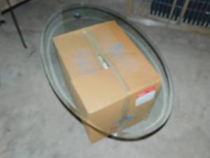 Oval Glass Topper