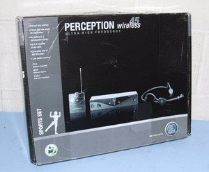 lot 6 image: AKG Professional Perception 45 High Performance Wireless Head-Worn Microphone System