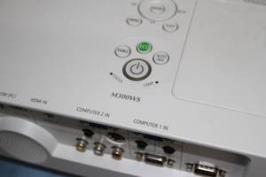 lot 28 image: NEC Short Throw Widescreen High Definition HD 3000 Lumen Projector System & Accessories