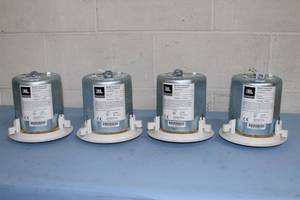 lot 30 image: Lot of 4 JBL Pro Audio Control 24C Background  Foreground Ceiling Speakers