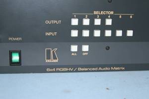 lot 74 image: Pro Audio Video Equipment Lot - Kramer AV Signal Matrix Switcher  Router & More