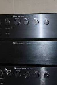 lot 79 image: Lot of 3 TOA Professional Audio Amplifiers