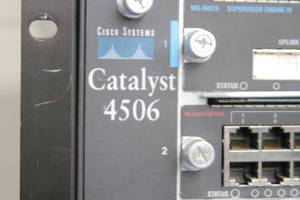 lot 80 image: Cisco Catalyst 4506 96-Port Managed Computer  Internet  LAN  Network Switch