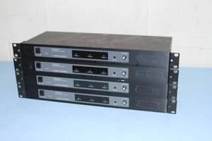lot 87 image: Lot of 4 Audio-Technica ATW-R11 VHF Wireless Microphone Diversity Receivers