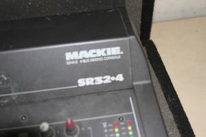 lot 105 image: Mackie SR32.4 VLZ 4 Bus Pro Audio Mixing Console Mixer with Grundorf Case