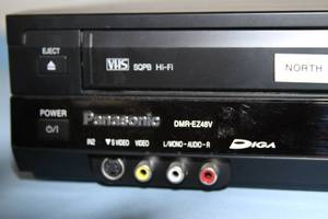 lot 110 image: Panasonic DMR-EZ48V DVD & VCR Combination Combo Recorder w HDMI 1080p