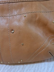 lot 44 image: Brown Leather Coach Satchel