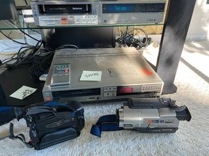 lot 80 image: Beta Machines and Hand-Held Video Cameras