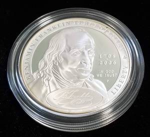 2006 US PROOF SILVER FRANKLIN 300th ANNIVERSARY OF BIRTH