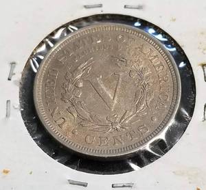 1899 US LIBERTY NICKEL SHARP AU