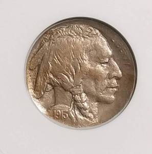 1913-D TY 1 BUFFALO NICKEL AU50 ANACS