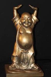 lot 38 image: Hotei Buddha 16 Statue