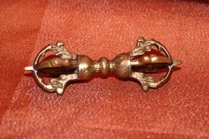 lot 151 image: Tantric Ritual Brass Dorje Thunderbolt
