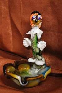 lot 124 image: Murano Clown Ashtray