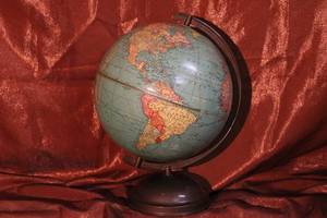 lot 118 image: Collectible Crams Universal Terrestrial Globe