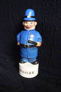 lot 141 image: Ceramic Bobby BOOZE Decanter - Empty
