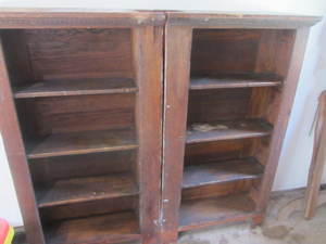 Antique Bookcase Built-Ins
