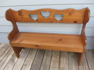 Wooden Patio Bench