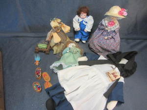 Dolls, Amish, Guatemalan