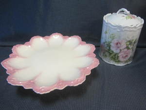 Cracker Jar, Cake Plate