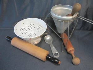 Colander, Food Mill, Rolling Pin