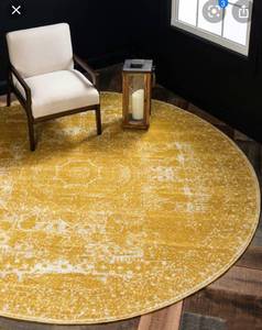 UNIQUE LOOM Bexley Collection 5 x 5 Round Area Rug