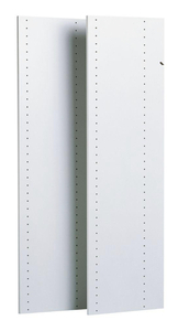 CLOSET EVOLUTION 14 in. x 48 in. Classic White Wood Vertical Panels (2-Pack)