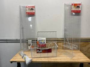 CLOSETMAID Lot of various multi-purpose shelves.