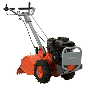 YARDMAX 18 in. 208cc Dual Rotating Rear Tine Tiller Briggs and Stratton
